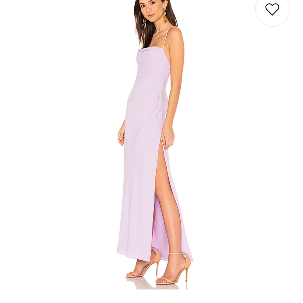 Fame and Partners x Revolve Millie Lilac Dress